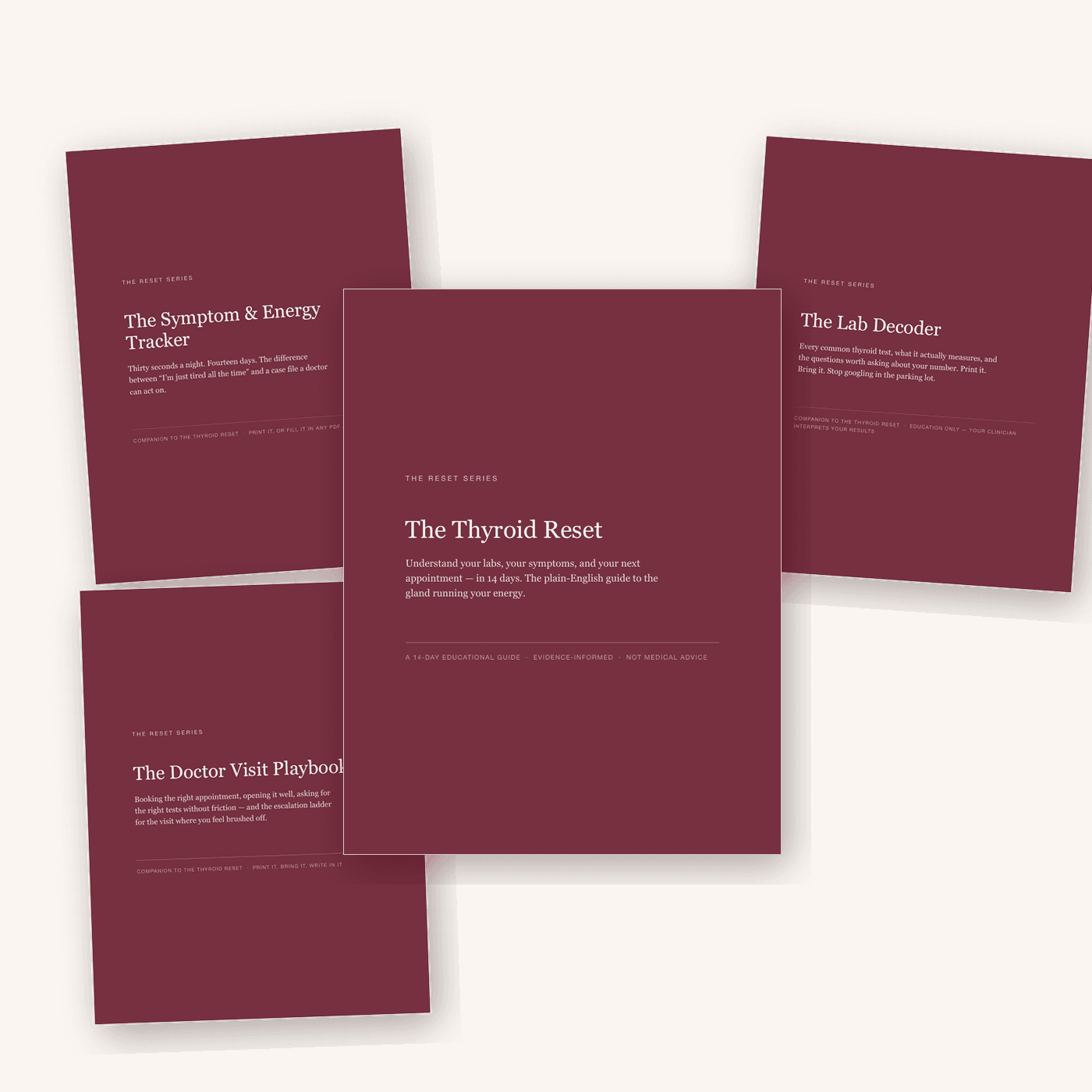 The Thyroid Reset — four-PDF bundle